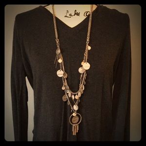 Long Coin Necklace